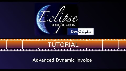 Advanced Dynamic Invoice