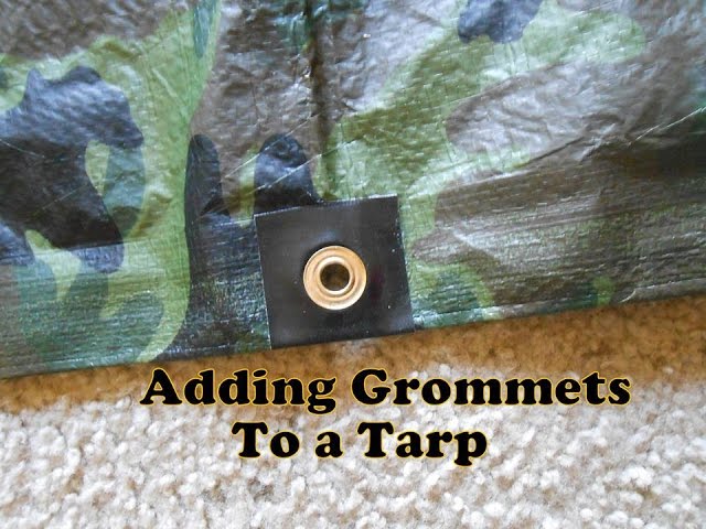 Adding Grommets to a Tarp 