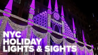 Christmas in New York City: Holiday Lights and Sights