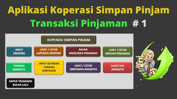 Aplikasi Koperasi Simpan Pinjam Dengan Microsoft Excel - #1