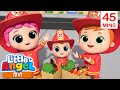 आपकी सहायता के लिए हासिल! | Firefighters Help! | Hindi Rhymes for Children | Little Angel Hindi