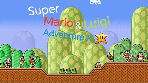 SMBX TheXTech/1.3 - Playthrough - Super Mario and Luigi Adventure X - World 1