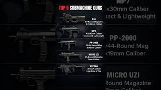 Top 5 High Fire Rate Smg P90 Vs Mp7 Vs Pp-2000 Vs Micro Uzi Vs Vector