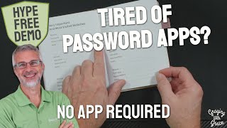 Password Keeper Book for Seniors - Close Look at Taja screenshot 5