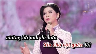 Karaoke Đợi Tôi Về - Ngọc Thảo Tone Nữ