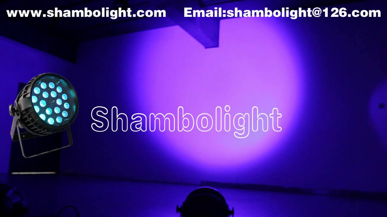 ZOOM LED PAR 10W*18pcs LEDs RGBW in one leds