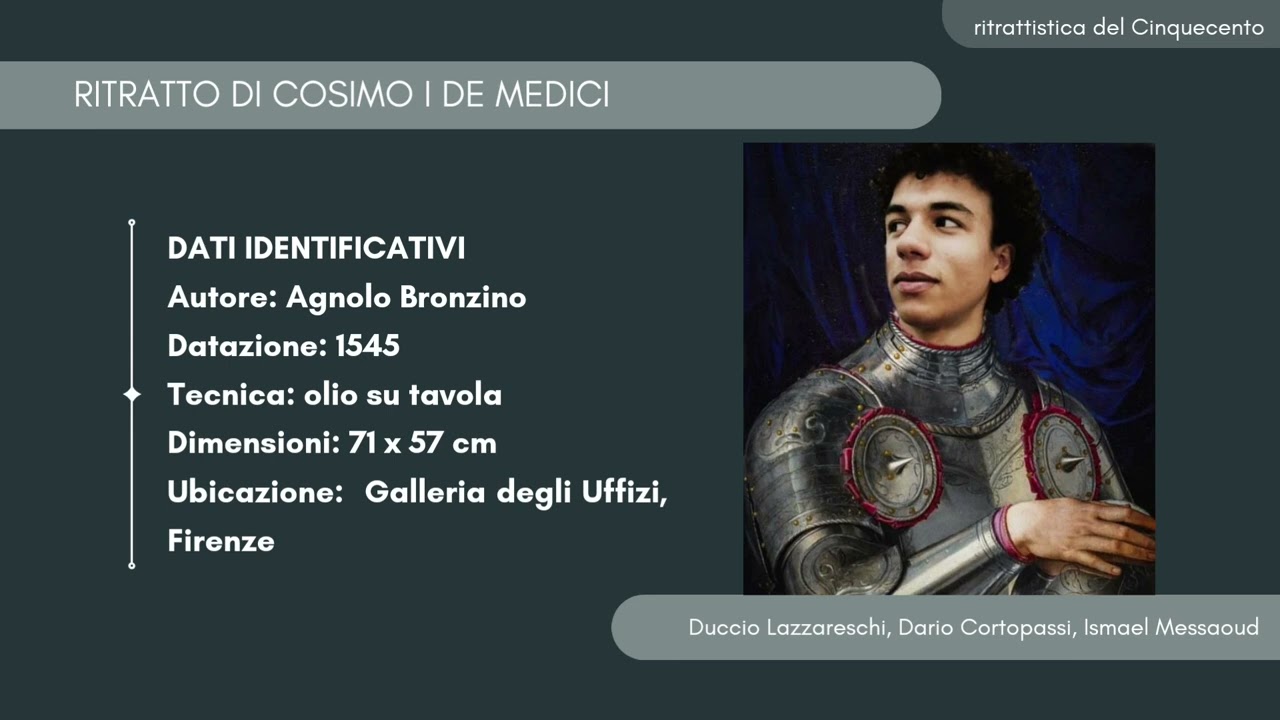 Tableaux vivants: la ritrattistica del Cinquecento