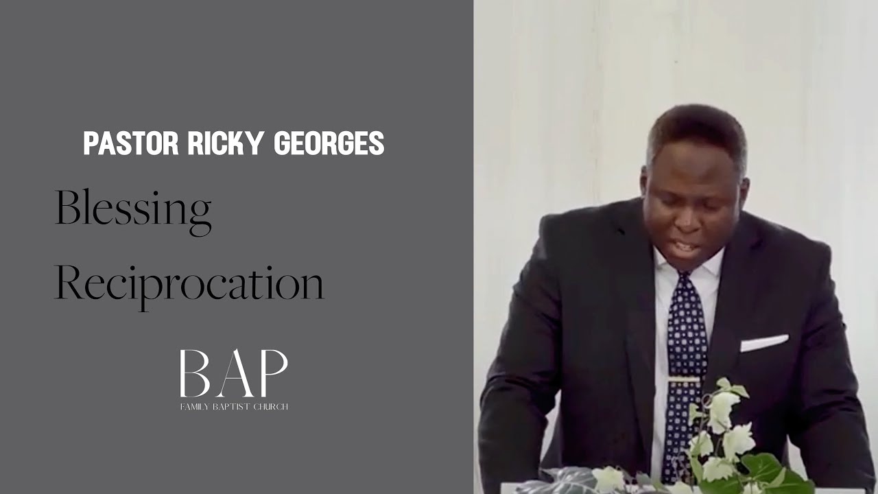 Pastor Ricky Turner Blessing Reciprocation | Family Baptist Church | BAP | Pastor Ricky ...
