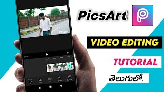 PicsArt video editing tutorial | how to edit video in PicsArt telugu screenshot 3