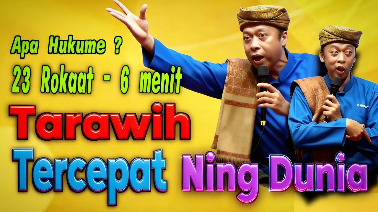 KH HASAN WAHYUDIN TERBARU | TARAWIH TERCEPAT 