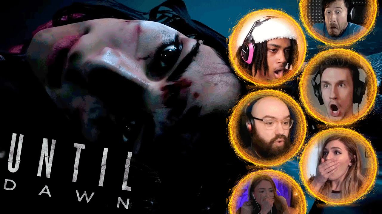 Lets Player's Reaction To Falling Off a Cliff | Until Dawn - YouTube