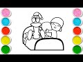 Pocoyo And Pato Cartoon Drawing, Painting &amp; Coloring For Kids and Toddlers_ Child Art