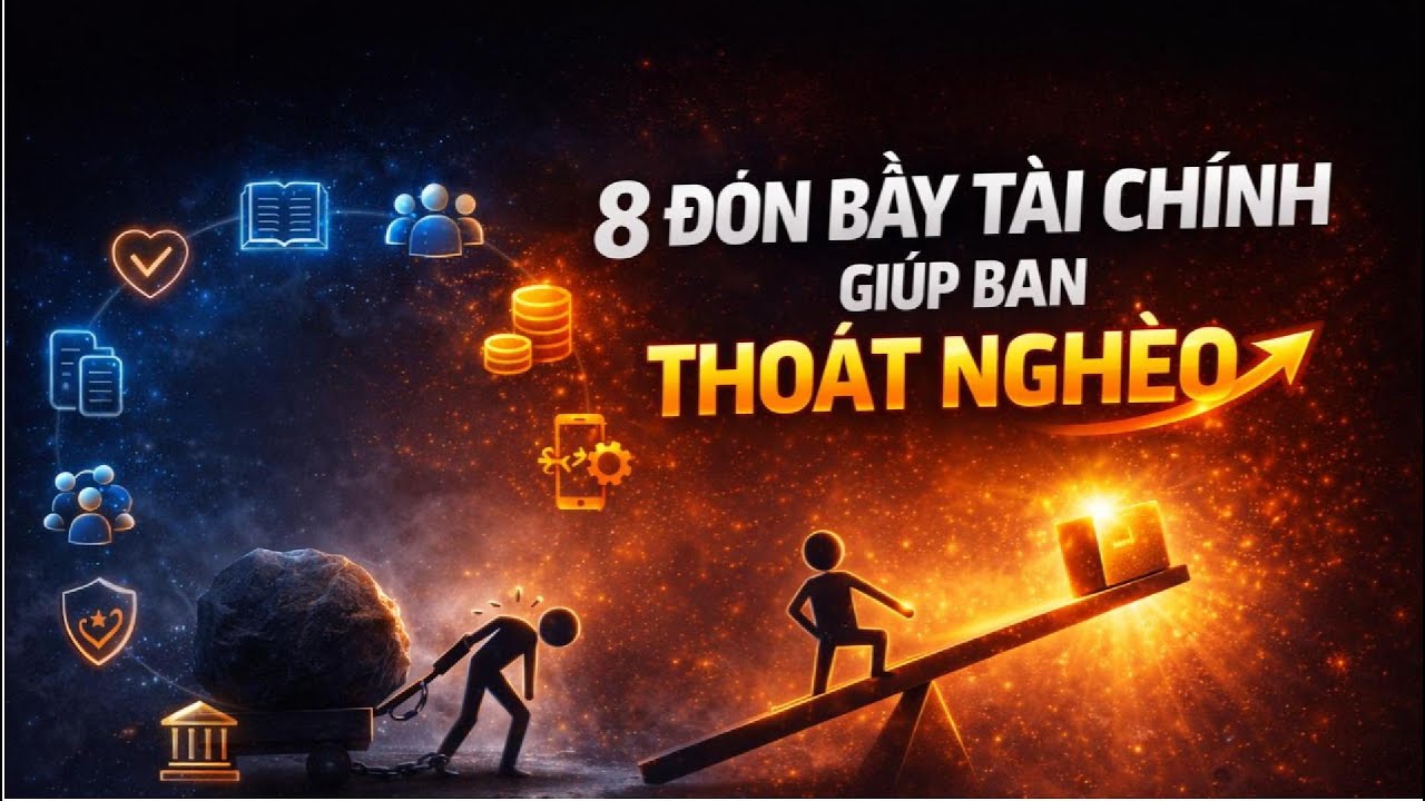 8 ĐÒN BẨY TÀI CHÍNH GIÚP BẠN THOÁT NGHÈO - ÍT AI BIẾT