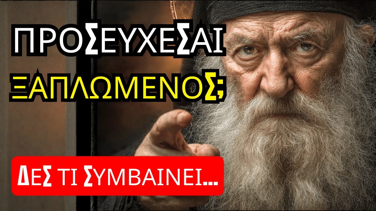 ⚠️ Άγιος Πορφύριος: Προσεύχεσαι ξαπλωμένος; Δες τι συμβαίνει εκείνη τη στιγμή…