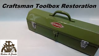 Craftsman Vintage Toolbox Restoration.