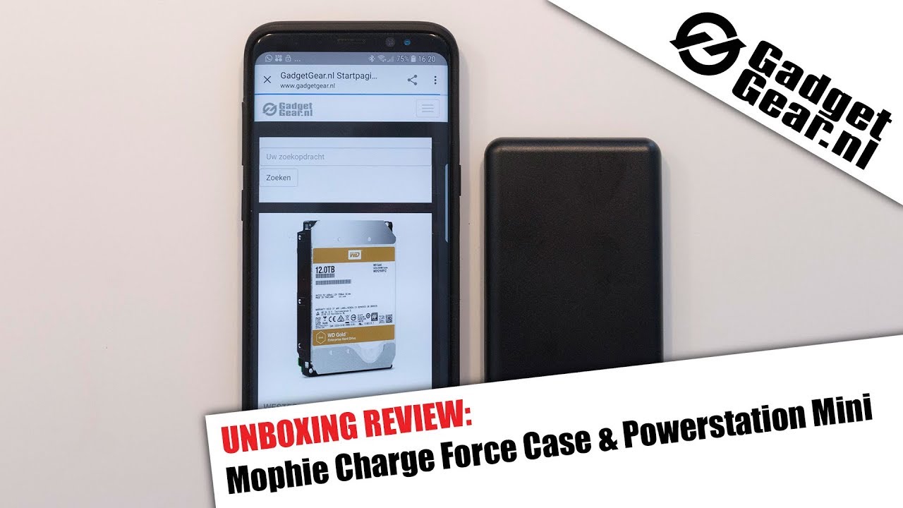 Unboxing Review Mophie Charge Force Case & Powerstation Mini YouTube