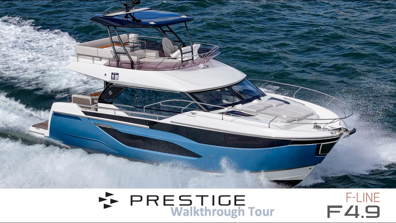 ⁣Yacht Tour of the New 2026 Prestige F4.9 // Available