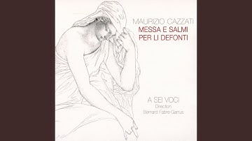 Messa e salmi per li defonti, Op. 31: X. Domine, quando veneris (Terzo Responsorio a 5)