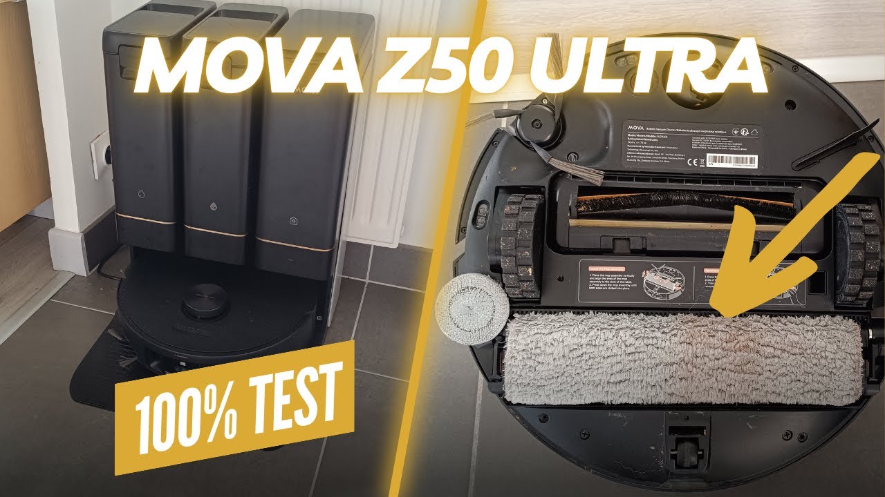 Serpillière à rouleau : La révolution ? Test du Mova Z50 Ultra et comparatif