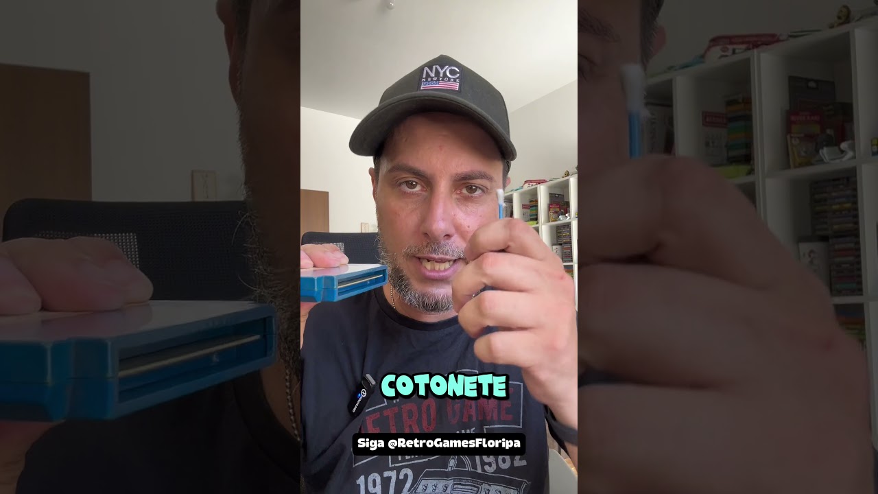 🕹 Cuidado ao colocar um cartucho antigo no seu console retrô! ⚠️
