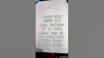 CLASS 10TH MATH CH.1 EX 1.3 QNO.3 PRT NO.3 Ex 1.4 QNO.1 PRT NO. 1.2 NOTES #viralshort #class10thnote