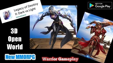 Legacy  of Destiny 2 Dark Vs  Light  | New MMORPG Warrior Class| Early Access  Android Gameplay