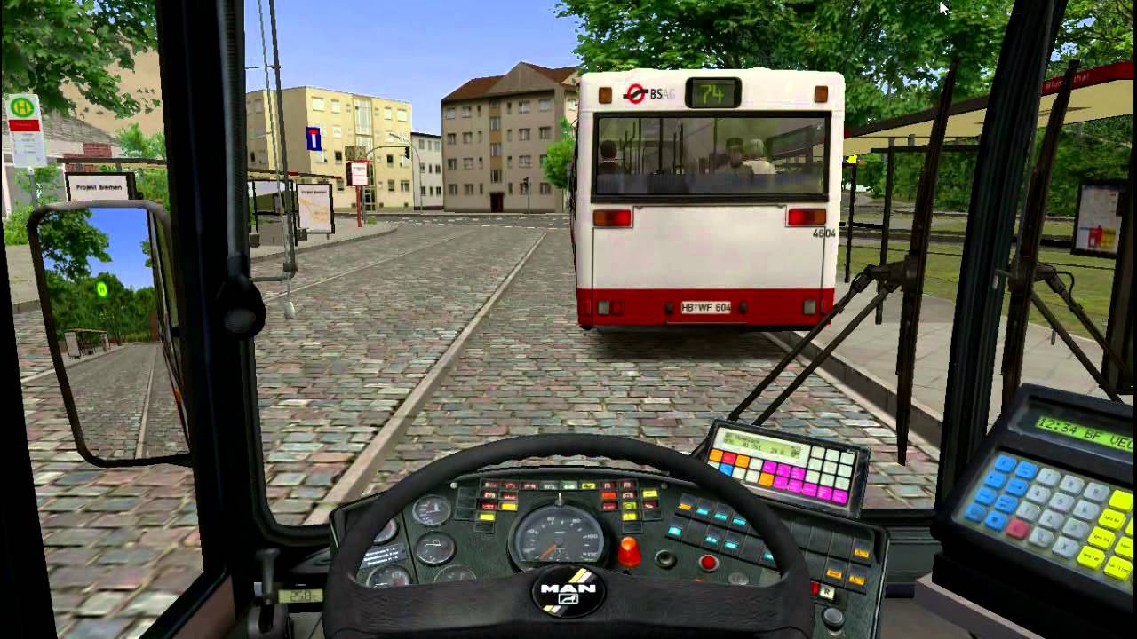 Omsi 2 Map: Projekt Bremen Route 76 Man NG272