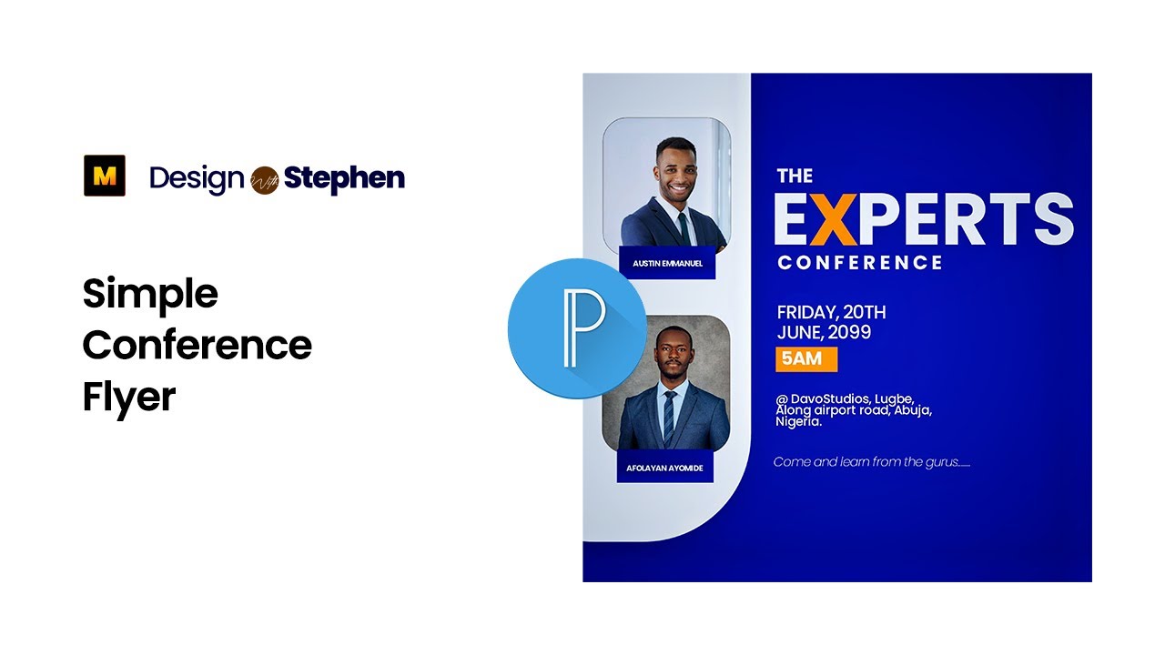 Pixellab Mastery: Create Stunning Conference Flyers for Any Event