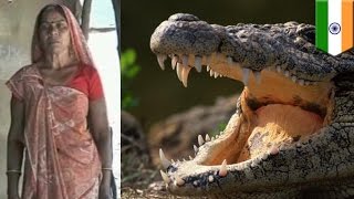 Crocodile attack: Mother in India saves daughter from becoming breakfast