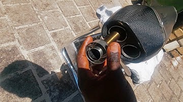 Husqvarna 701 Akrapovic Double Baffle Removal - Backyard Mechanic Method