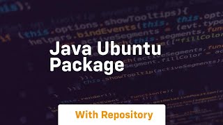 java ubuntu package