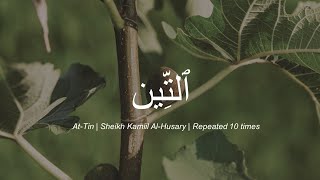 Surah #95 At Tin by Sheikh Khalil Al-Husary | Repeated 10x | Practise Tajweed