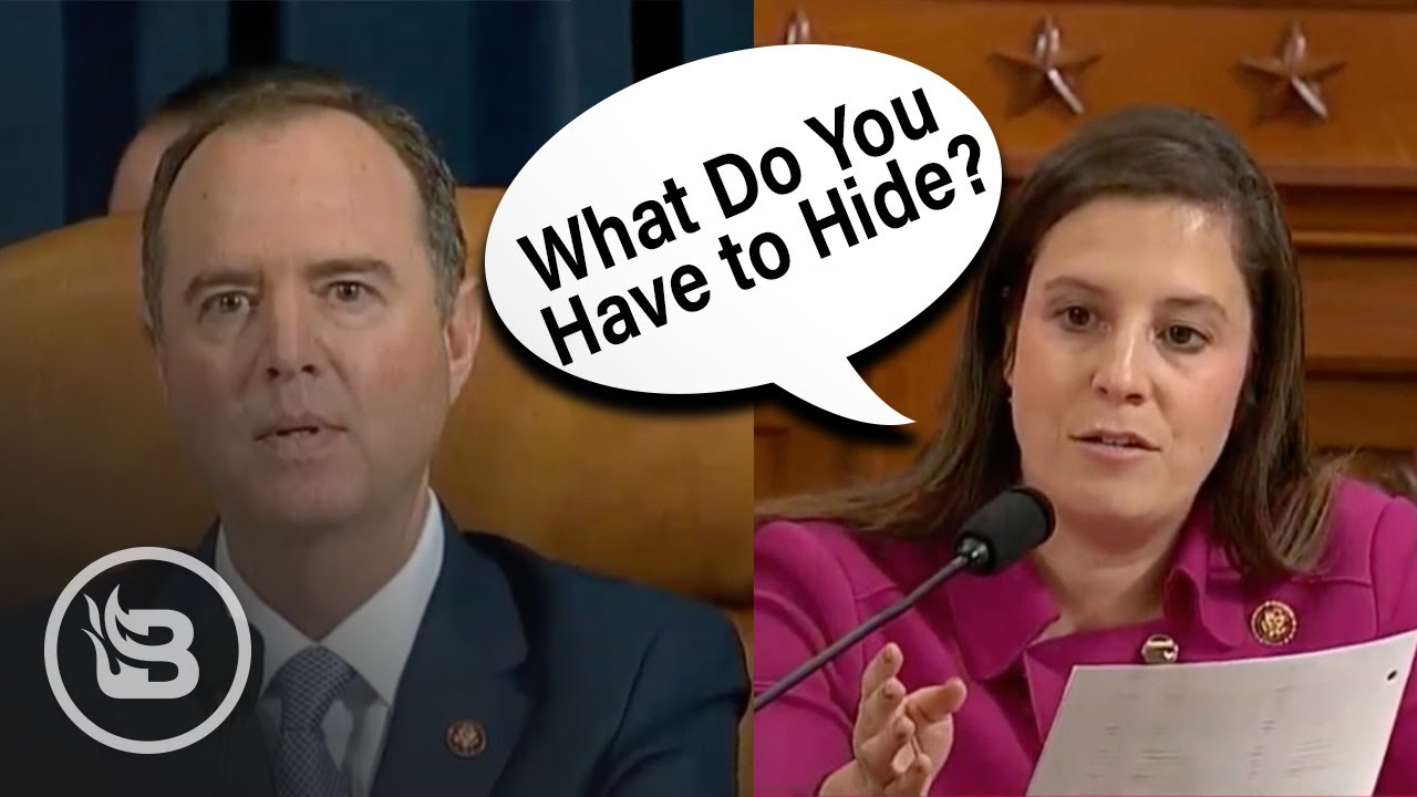 Rep. Stefanik Makes Schiff Squirm, Exposes His Hypocrisy on Whistleblower