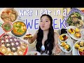 What i eat in a week as a busy college student  very realistic lol