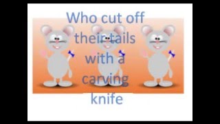 3 Blind Mice Nursery Rhyme with Lyrics