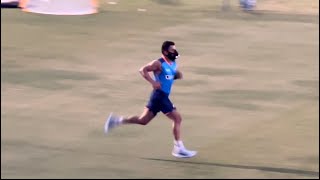 Why Kohli ran alone for 10 minutes with mask?