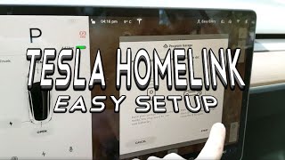 In video i show you the super easy way to setup homelink on tesla
model 3. exact steps setup, program and connect your garage...