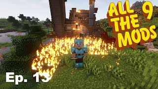 All The Mods 9 Ep. 13 Iron's Spells 'n Spellbooks! You're A Wizard Pilpoh!