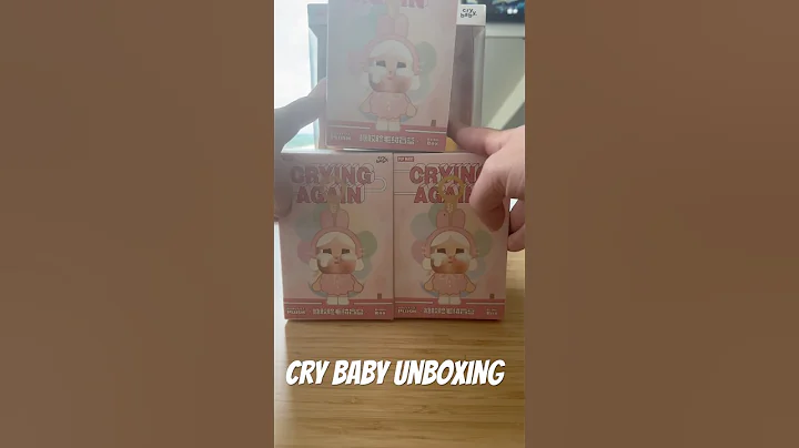 Unboxing a Crybaby Crying Again Plush! 🥺 So Soft! #shorts