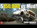 SnowRunner: $150,000 LUXURY F450 MUD TRUCK vs SWAMP MUD BOG!