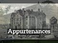 What are Appurtenances? | How to Say Appurtenances in English? | How Do Appurtenances Look?