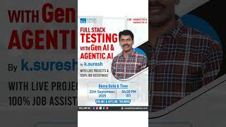 Full Stack Testing with Gen AI & Agentic AI – Live Session