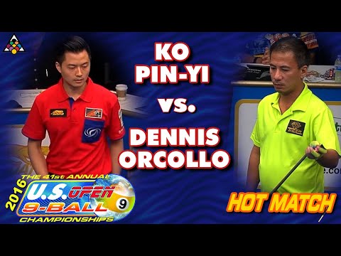 9-Ball - KO PIN YI vs DENNIS ORCOLLO - 41st U.S. Open 9-Ball Championship (2016)