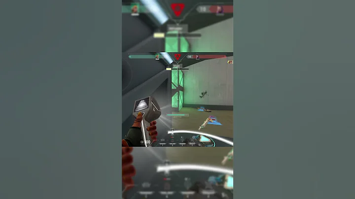 1000 IQ RAZE CLUTCH IN BIND #shorts #valorant #raze