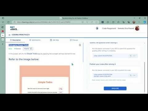 CODING PRACTICE 9 Debugging Simple Todos
