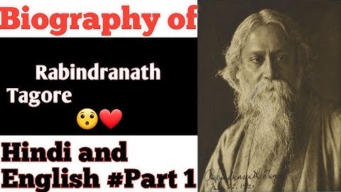 Rabindranath Tagore Biography 👀 रबीन्द्रनाथ टैगोर जी का जीवन चरित्र Nobel Prize #newvideo