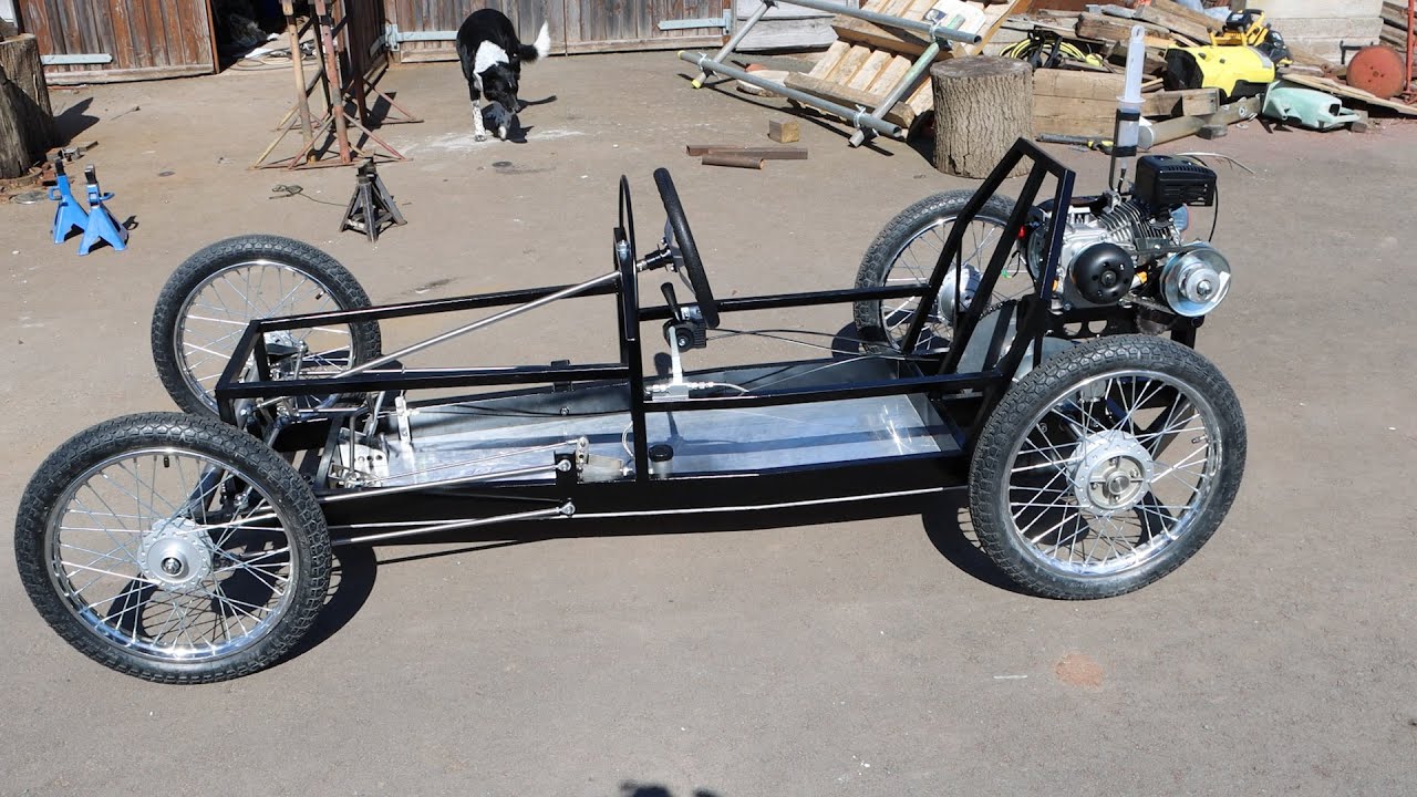 Nick's Cyclekart GB build - rolling chassis