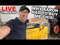Why Aaron Had to Buy Me This! (live unboxing)