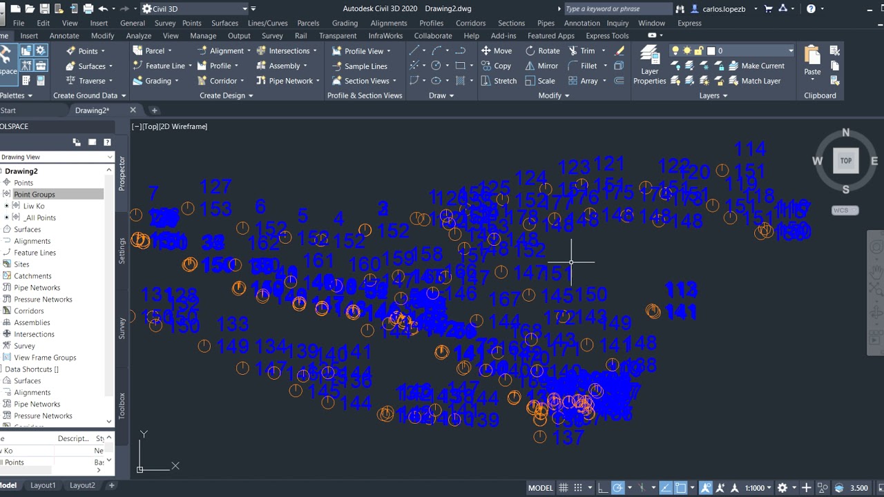 Autodesk Civil 3D 2020 Tutorial Básico 1 - YouTube