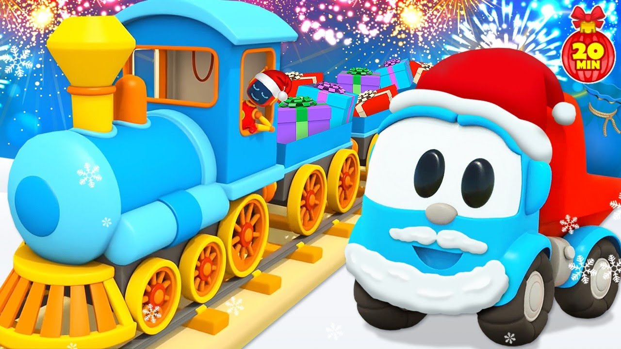 Çizgi film! Küçük Kamyon Leo ile yılbaşını kutlayalım! Bebek videoları!